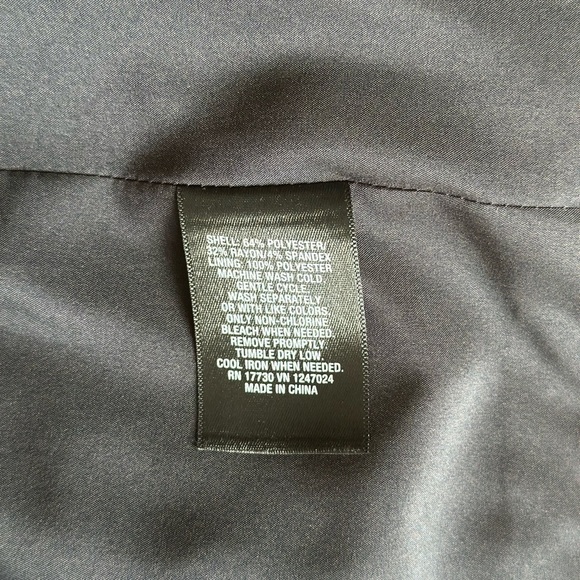 Mossimo Women’s Double Breasted Long Vest Black & Cream Size XS Oversized - Picture 7 of 10